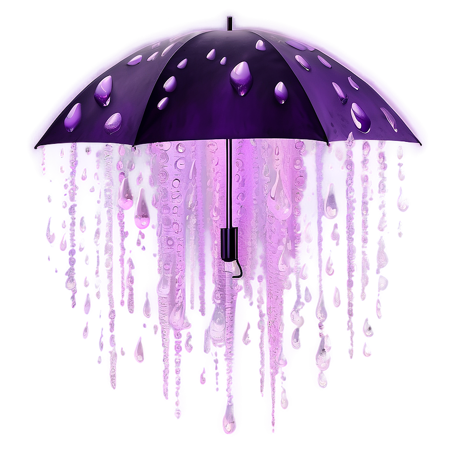 Light Purple Rain Ambiance Png Ble88