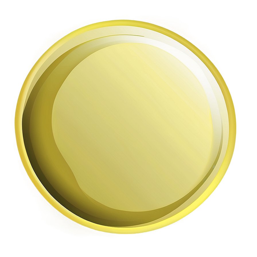 Light Yellow Circle Outline Png 62