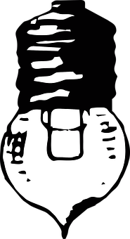 Lightbulb Illusion Art PNG with transparent background