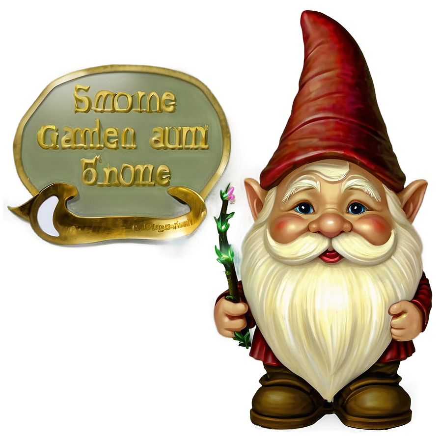 Lighted Garden Gnome Png Yel32