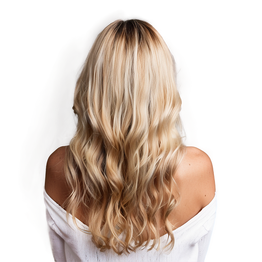 Lightened Tips Blond Hair Png Lrx