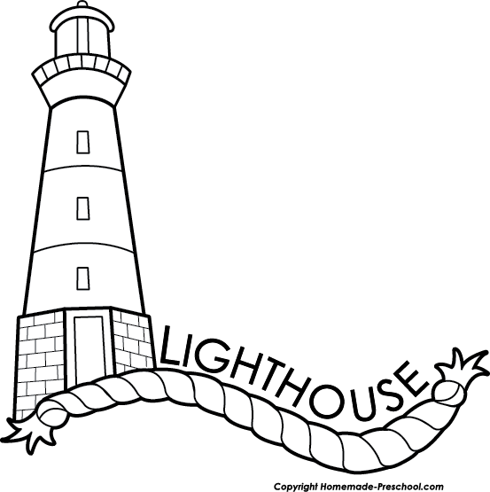 Lighthouse Coloring Page