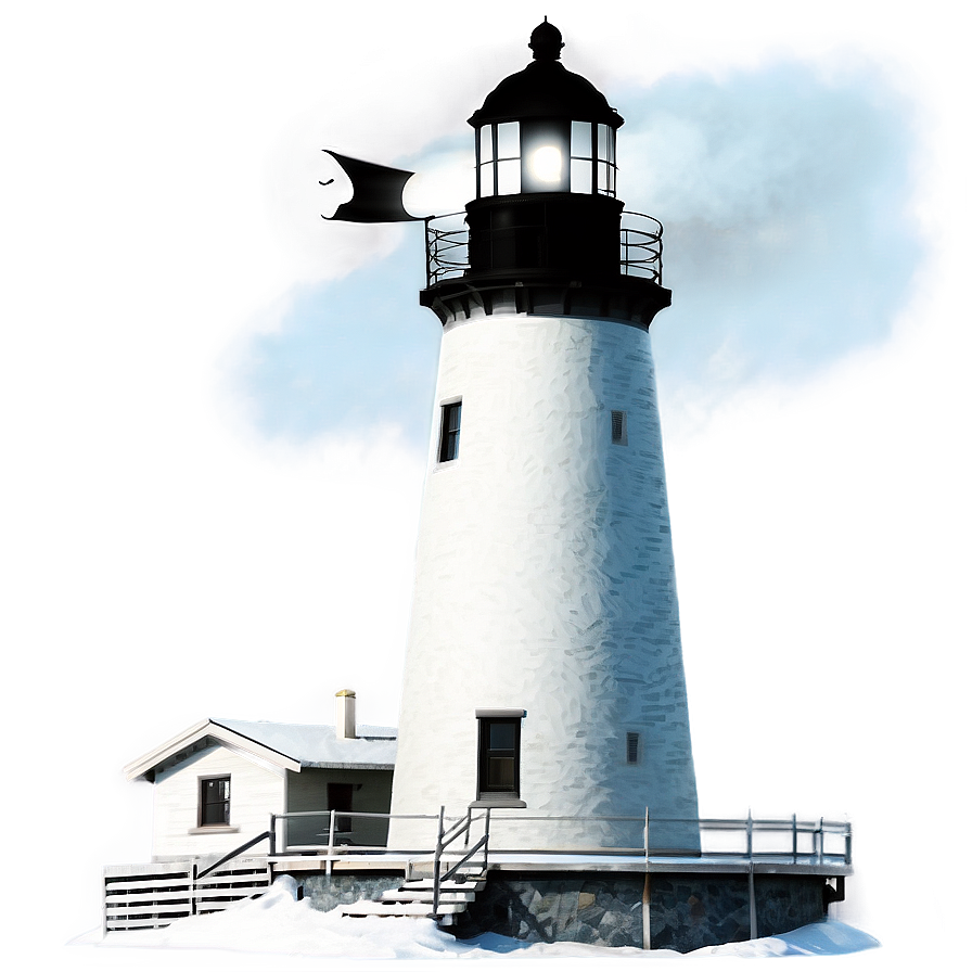 Lighthouse In Fog Png Owr