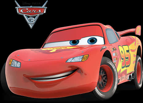 Lightning Mc Queen Smiling Cars Movie