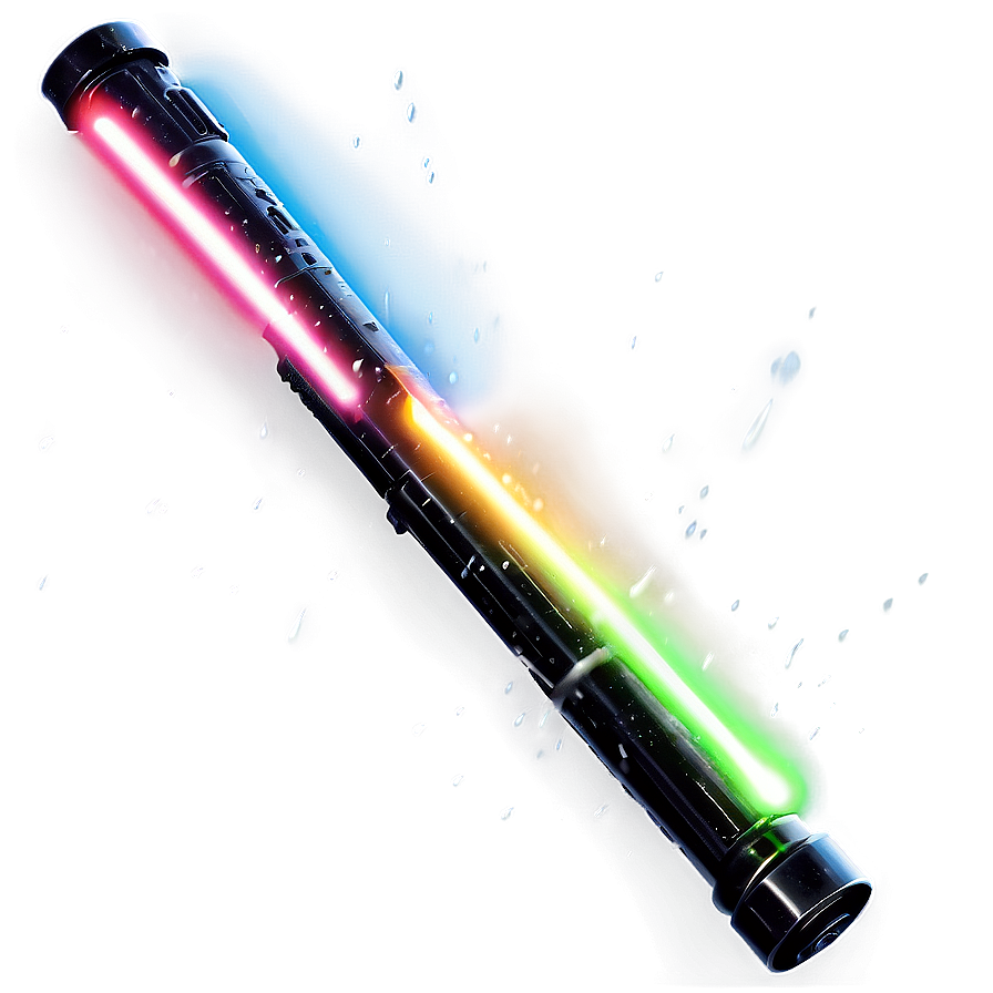 Lightsaber In Rain Effect Png Jaf1