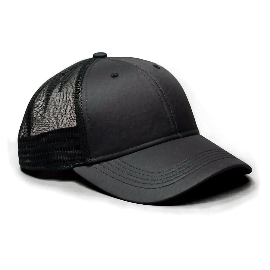 Lightweight Black Trucker Hat Png Wru