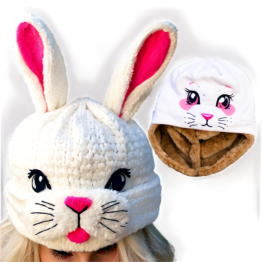 Lightweight Bunny Hat Comfortable Png 27