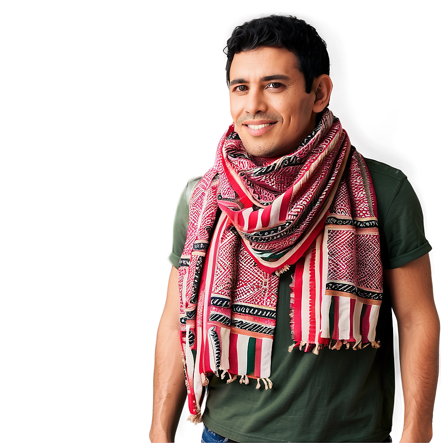 Lightweight Summer Keffiyeh Png Ebg12