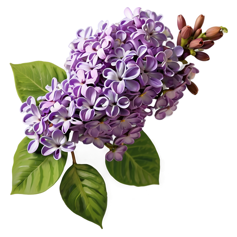 Lilac Spray Png 06122024