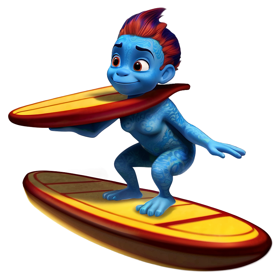 Lilo Surfing PNG 37 PNG with transparent background