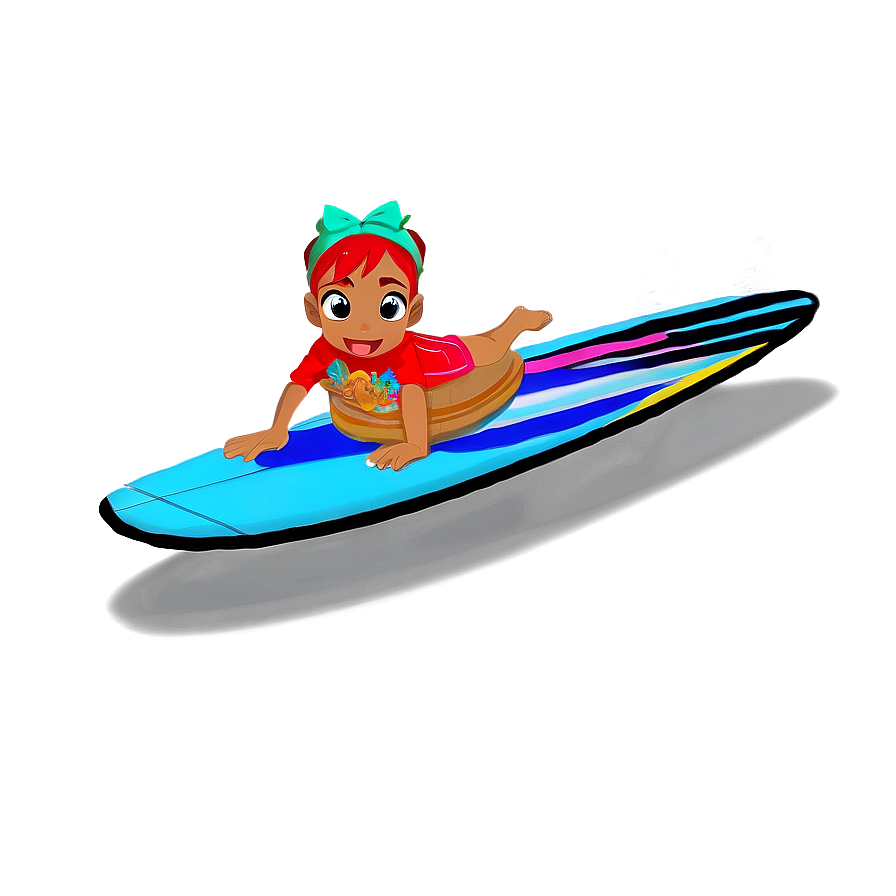 Lilo Surfing PNG six96 PNG with transparent background