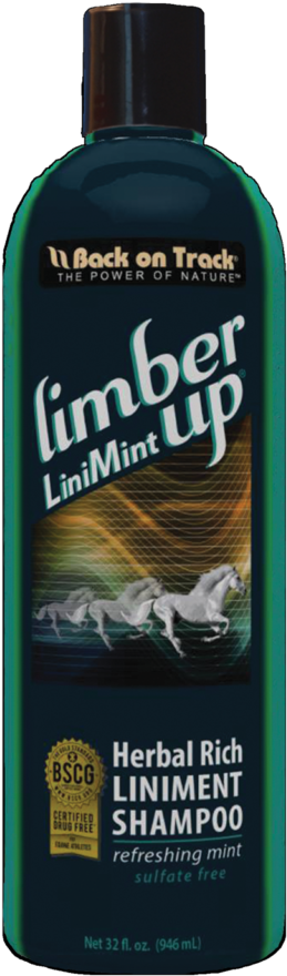 Limber Up Herbal Liniment Shampoo Bottle