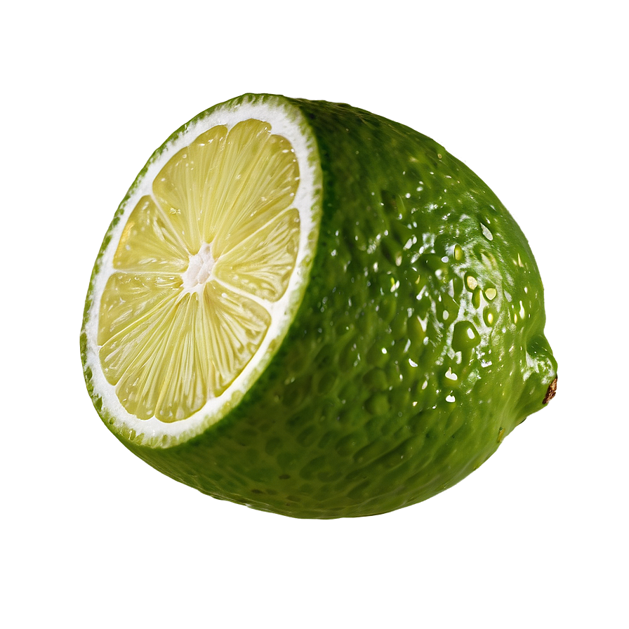 Lime Half Cut PNG qdw87 PNG with transparent background