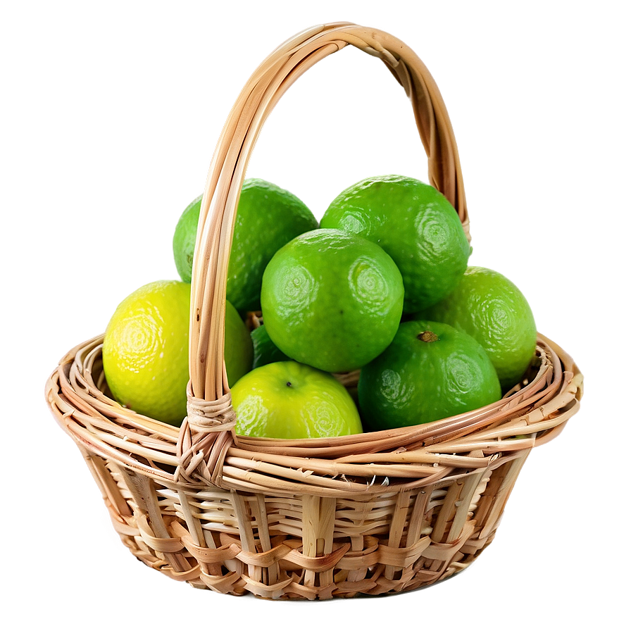 Lime In Basket Png 15