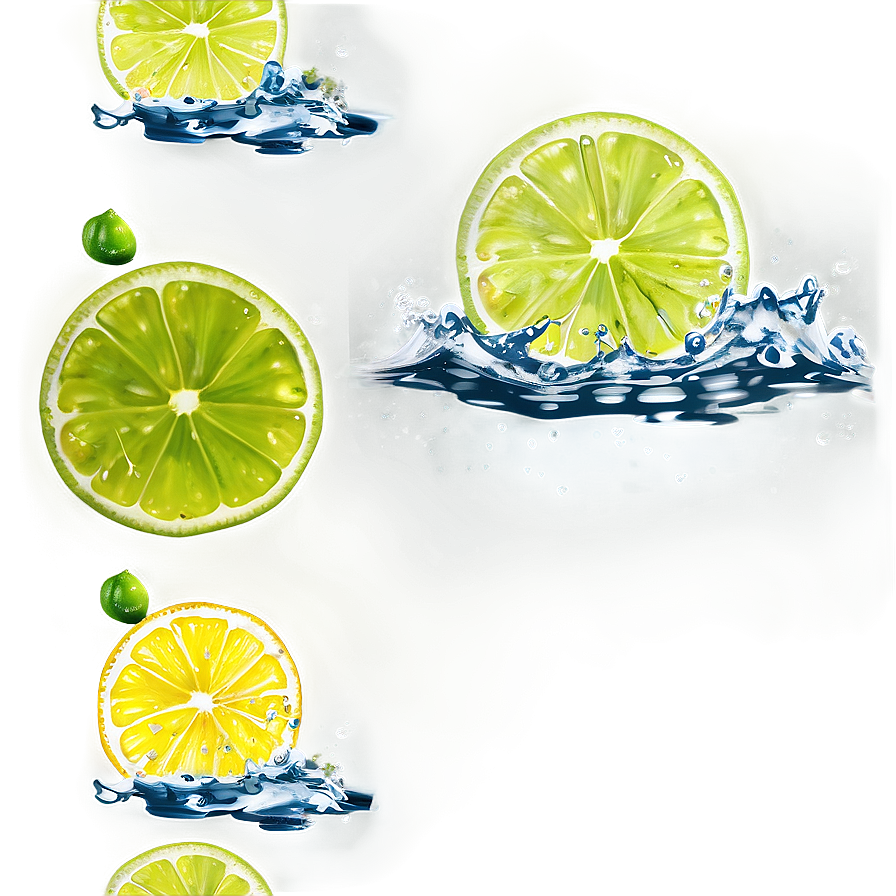 Lime in Water PNG 05242024 PNG image with a transparent background, free high-resolution download