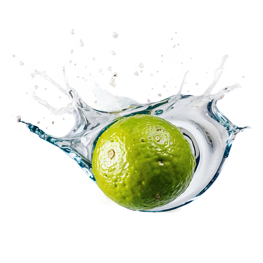 Lime in Water PNG cic10 PNG image with a transparent background, free high-resolution download