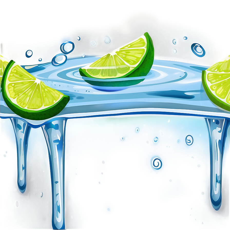 Lime in Water PNG dtc39 PNG image with a transparent background, free high-resolution download