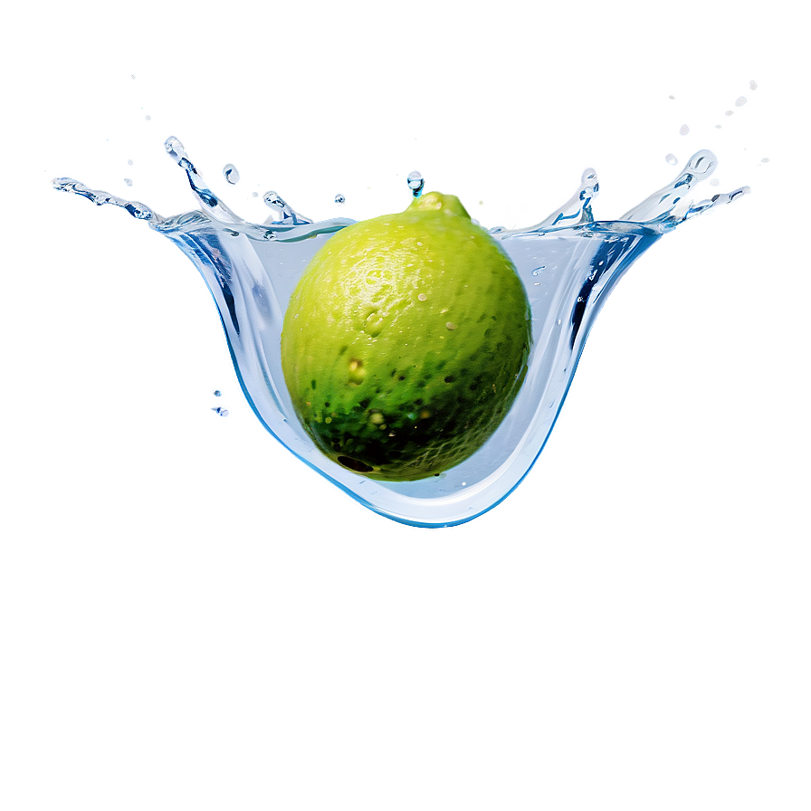 Lime in Water PNG eof90 PNG image with a transparent background, free high-resolution download