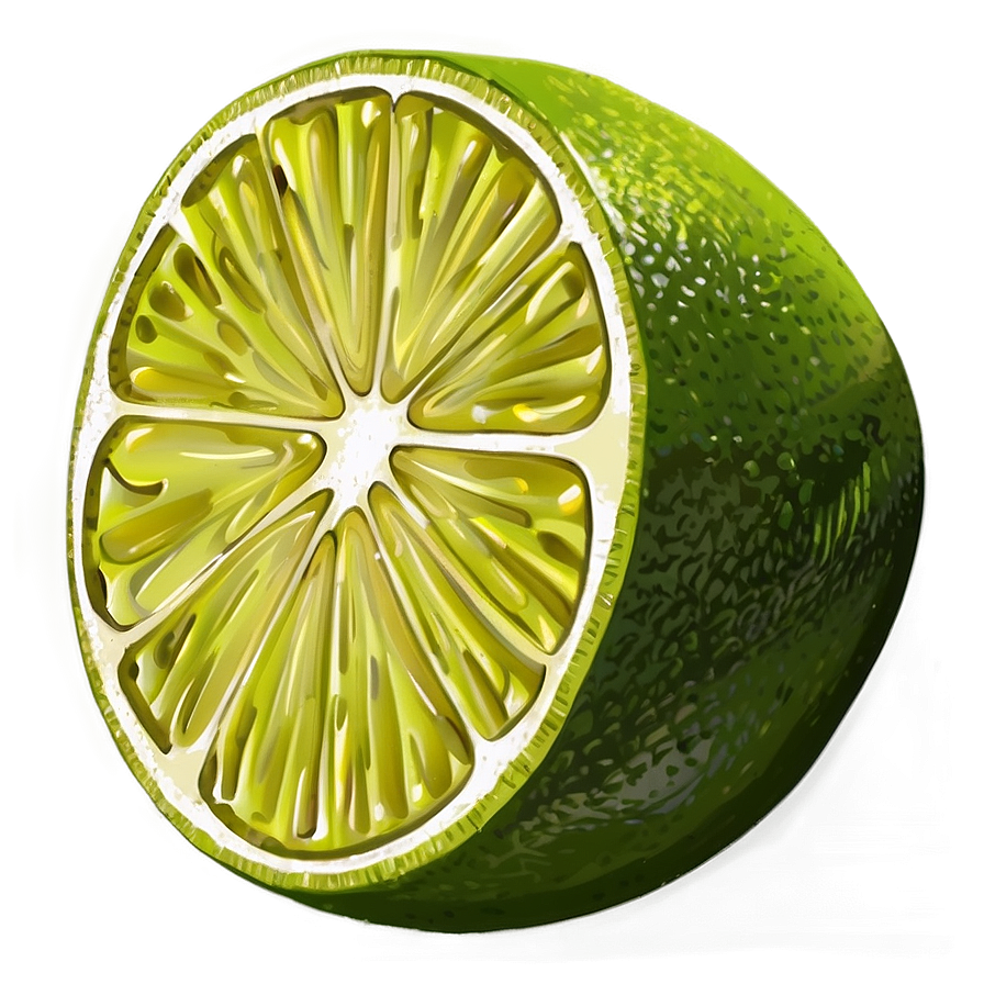 Lime Slice Drawing Png Ytx61