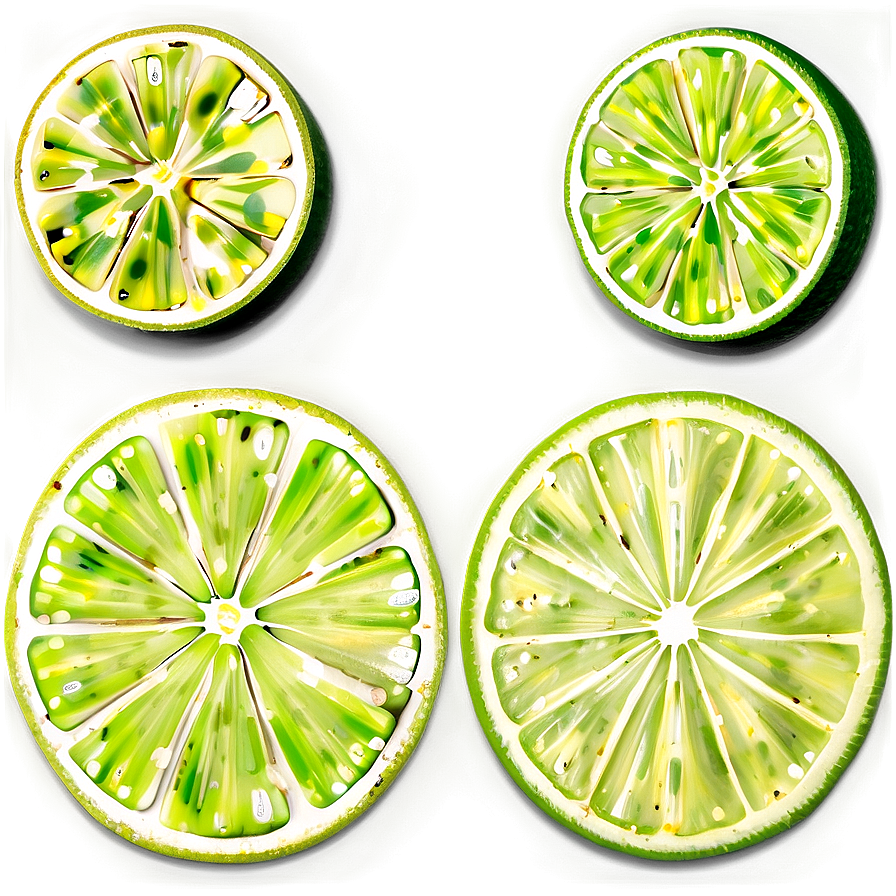 Lime Slice Pattern Png 06132024