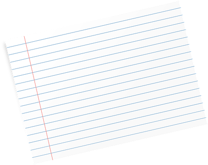 Lined Notebook Paper Texture PNG with transparent background
