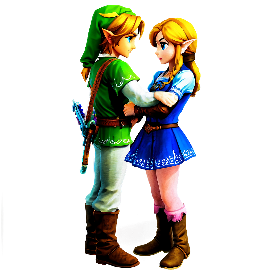 Link And Zelda Png Kko