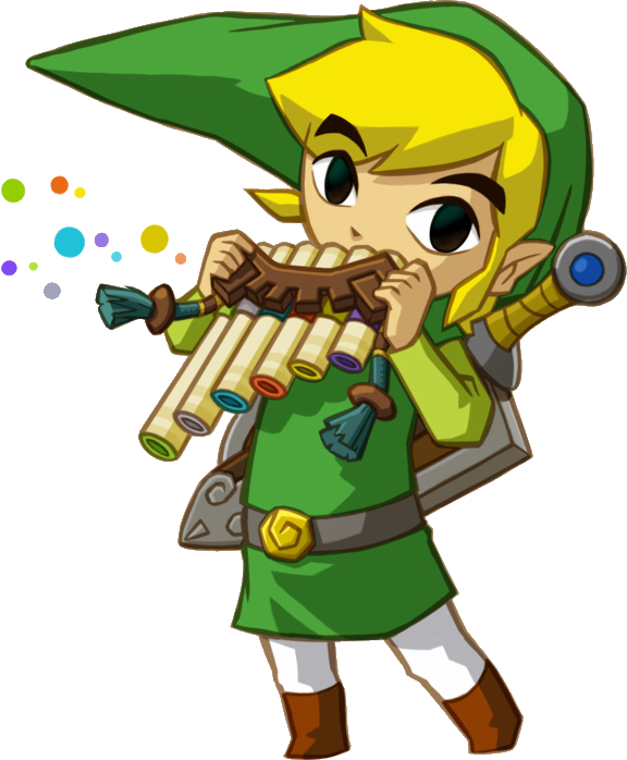 Link Playing Pan Flute