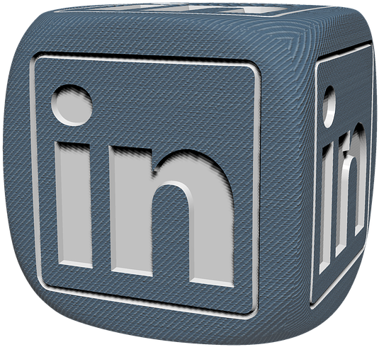 Linkedin, Socialmedia, Cube, 3 D, Conception, Graphical - Steel, HD Png Download PNG with transparent background
