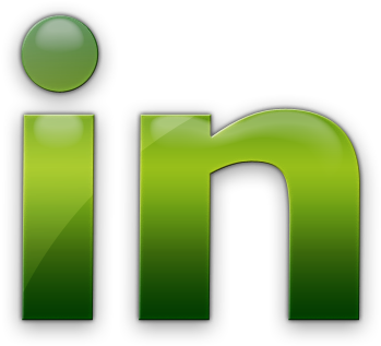 Linked In Logo Green Gradient