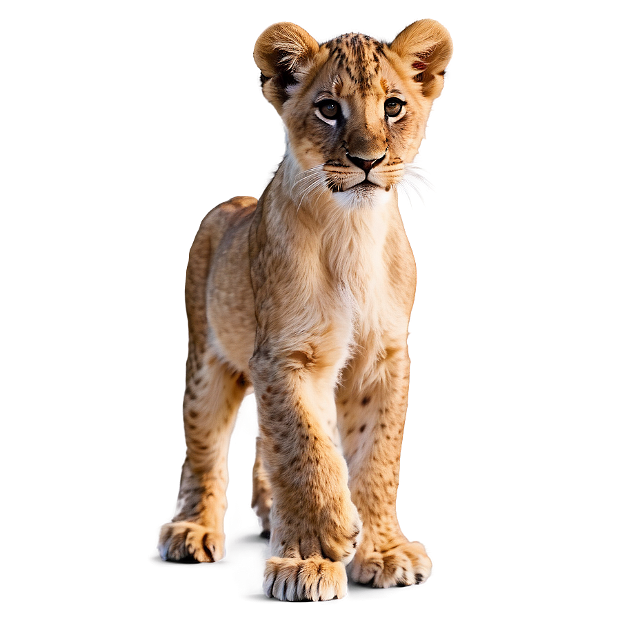 Lion Cub Adorable Png 7