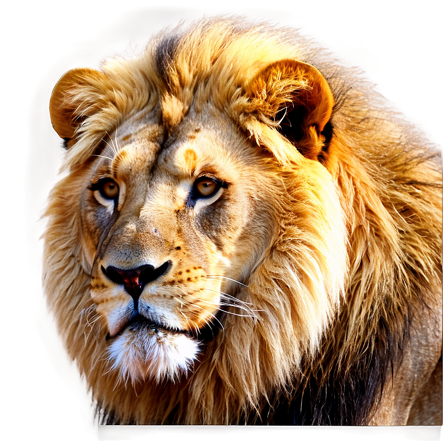 Lion Face Art Png 32