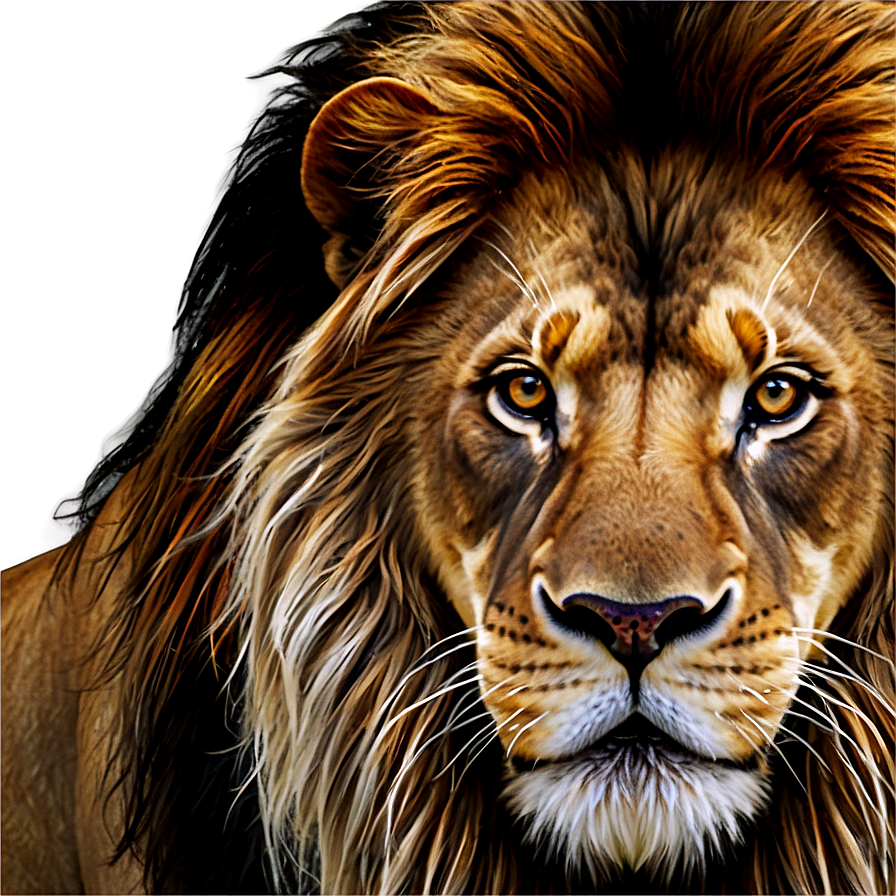 Lion Face Drawing Png Eyr