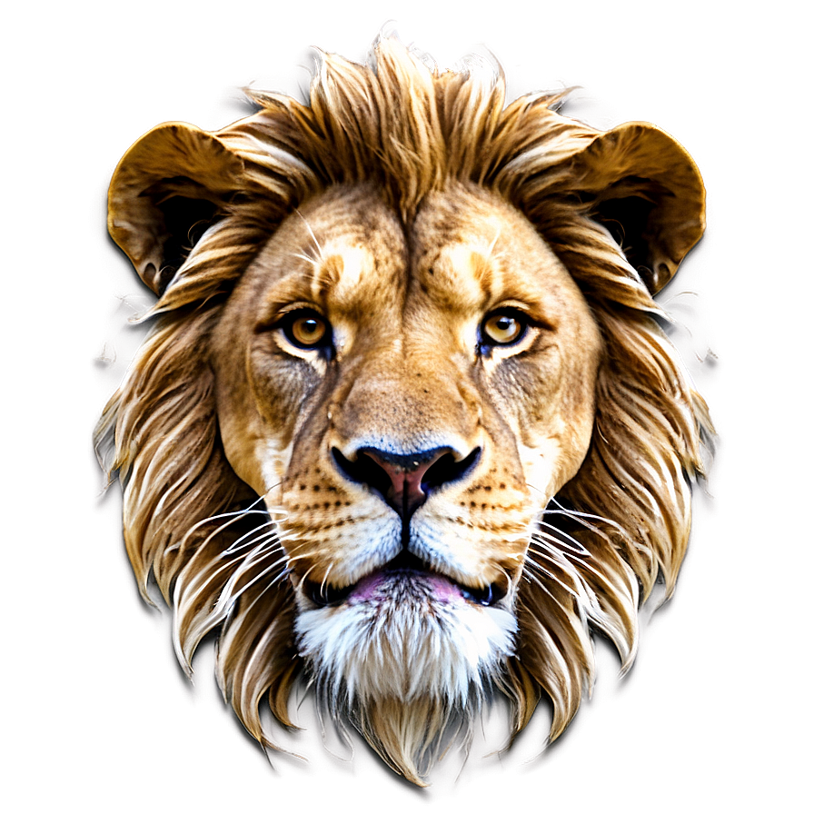 Lion Face Graphic Png 06122024