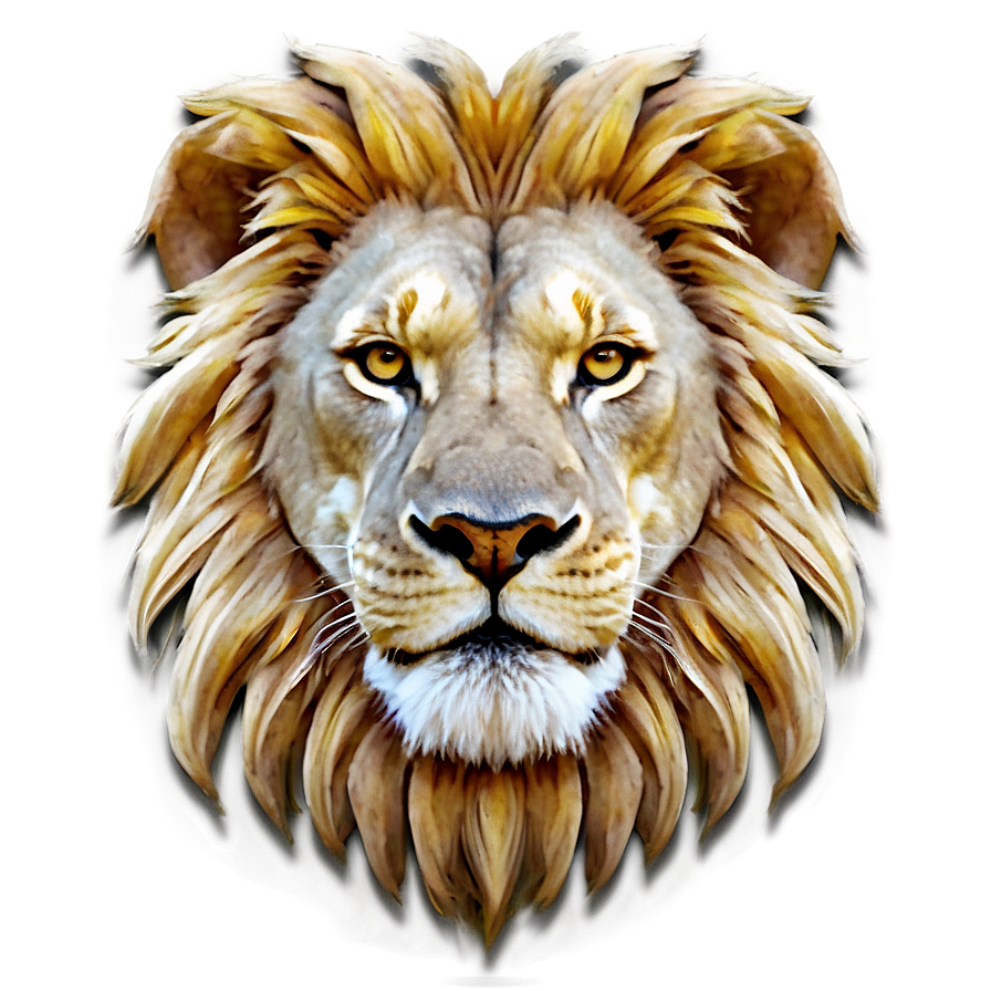 Lion Face Illustration Png 61