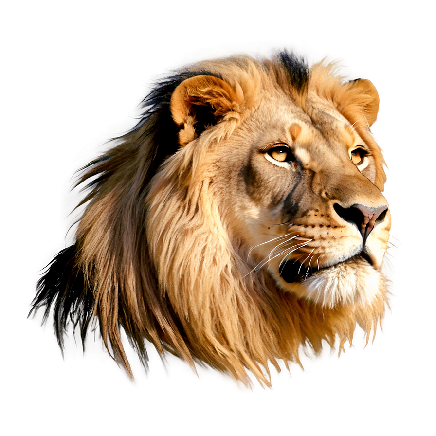 Lion Face Sketch Png 06122024