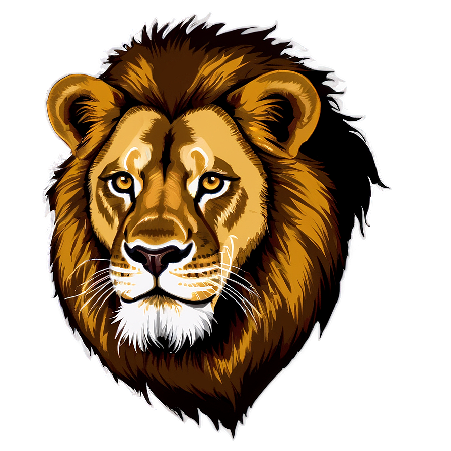 Lion Face Sketch Png 89