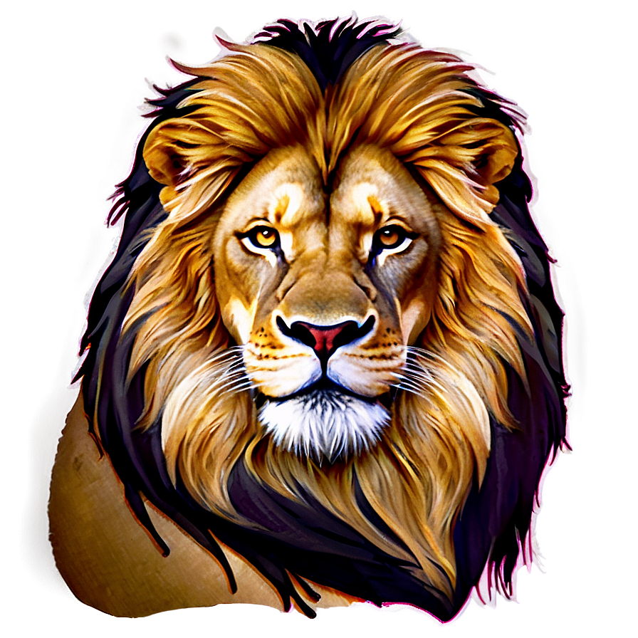 Lion Face With Crown Png 6