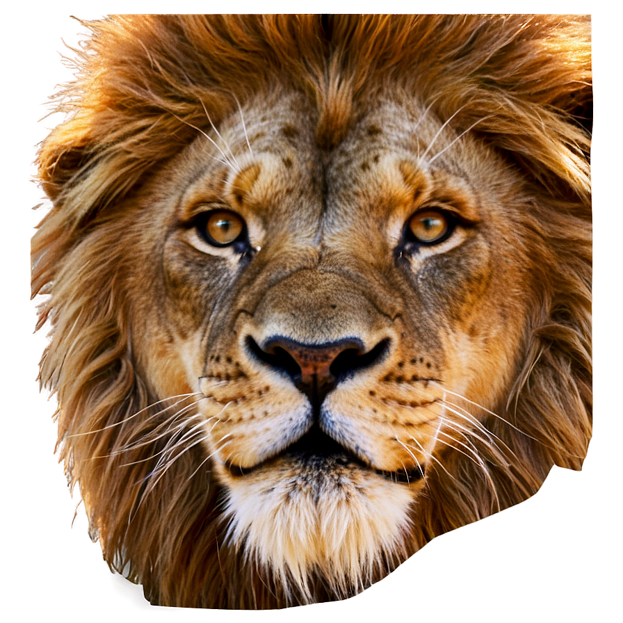 Lion Face With Scar Png 06122024