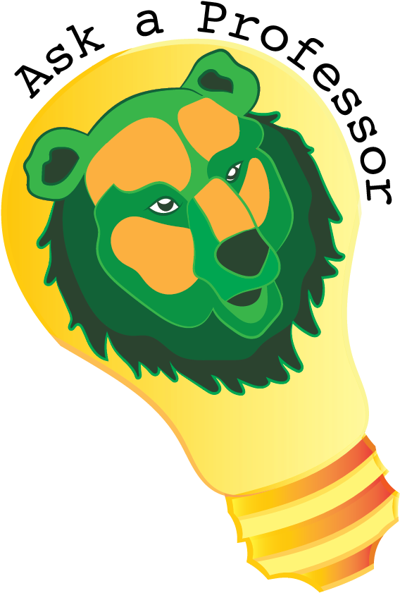 Lion Head Lightbulb Idea Concept