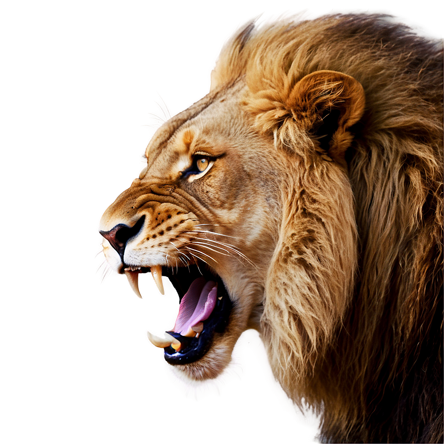 Lion Head Roar Png 26