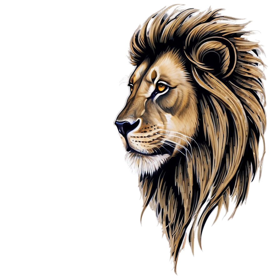 Lion Tattoo PNG   etc PNG with transparent background
