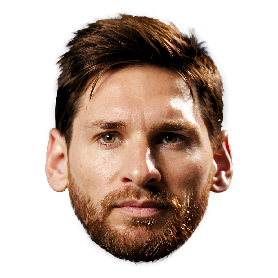 Lionel Messi Head Shot Png Add