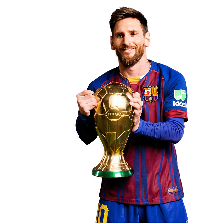 Lionel Messi Trophy Lift Png 43