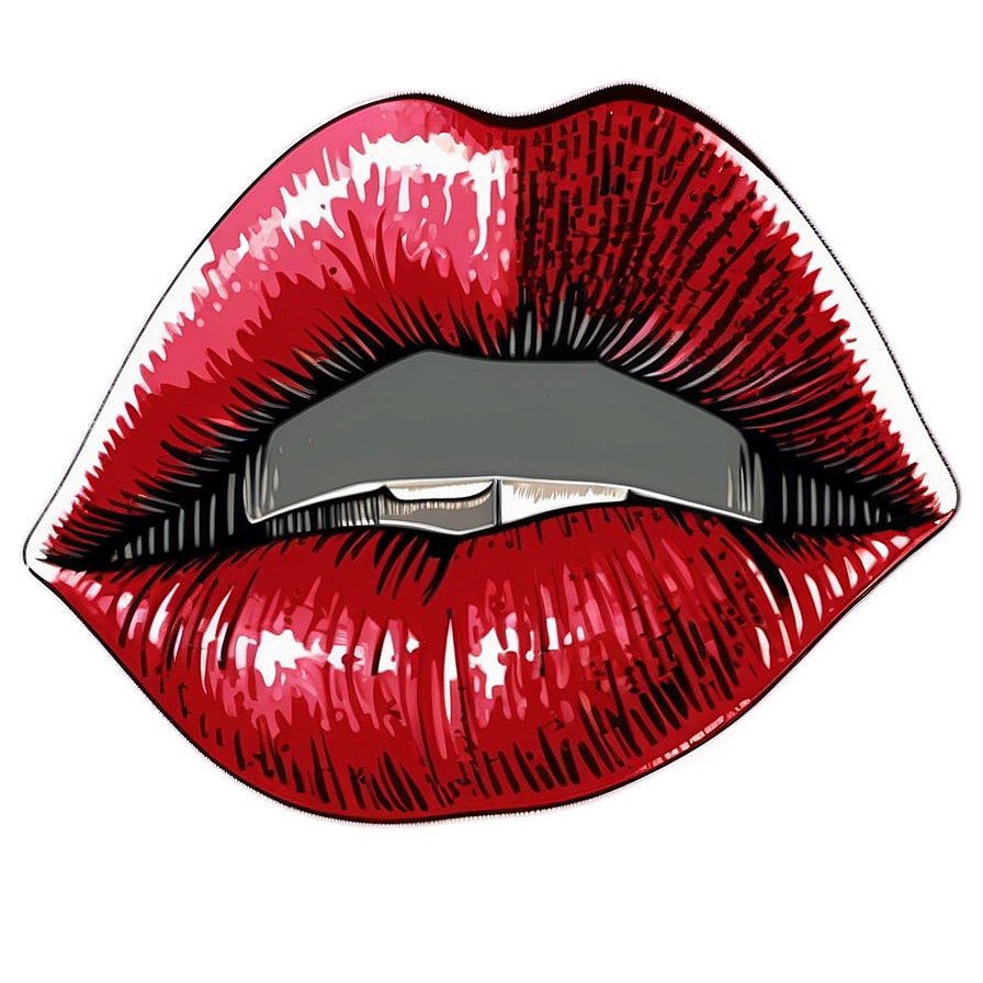 Lip Print Png Tff