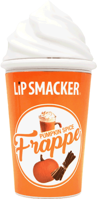 Lip Smacker Pumpkin Spice Frappe Packaging PNG with transparent background