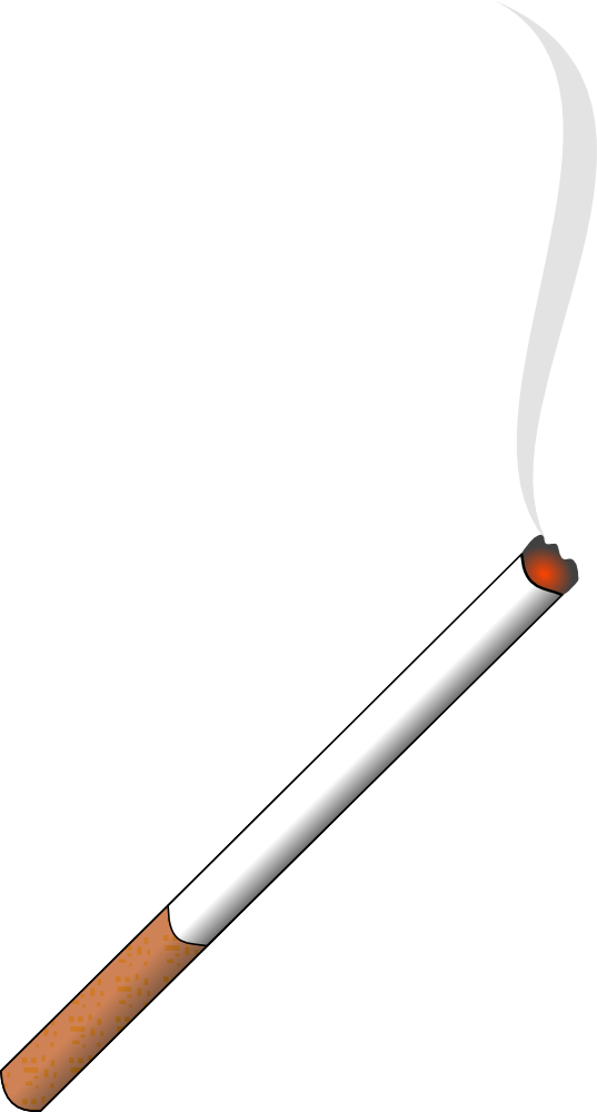 Lit Cigarette Png - Cigarette Clipart No Background, Transparent Png PNG with transparent background