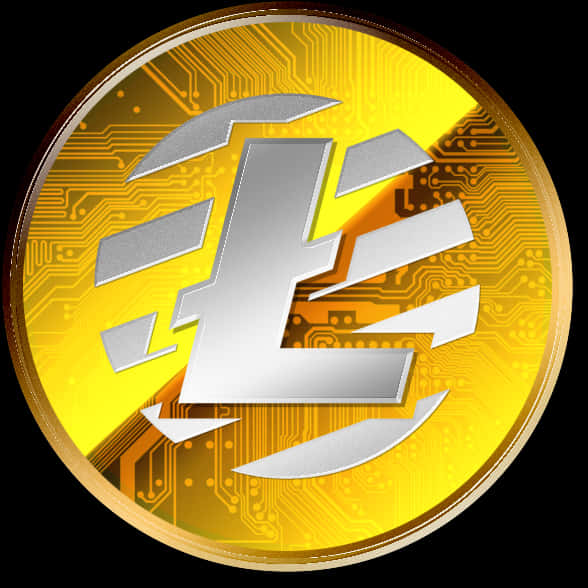 Currency Litecoin Bitcoin Virtual Cash Png File Hd - Lite Coin Png, Transparent Png PNG with transparent background