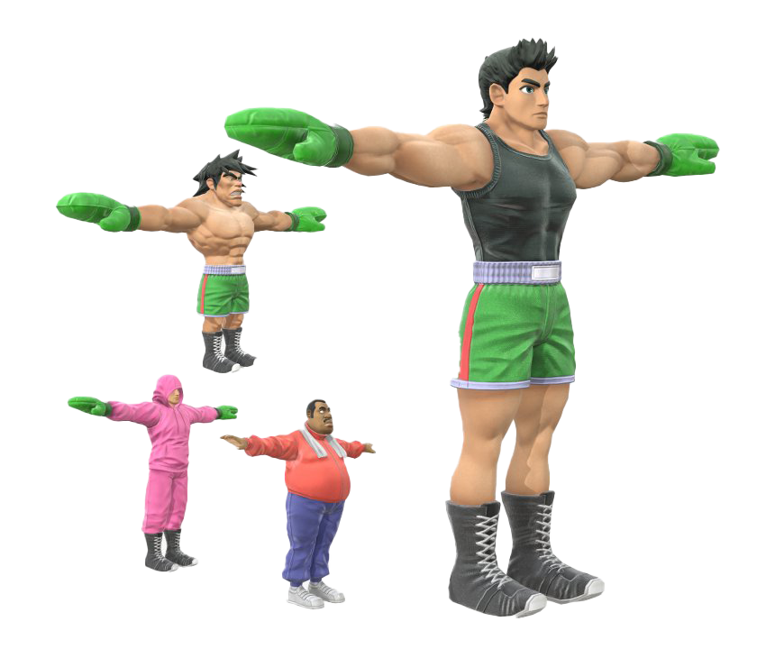 Little Mac Super Smash Brothers PNG File PNG with transparent background