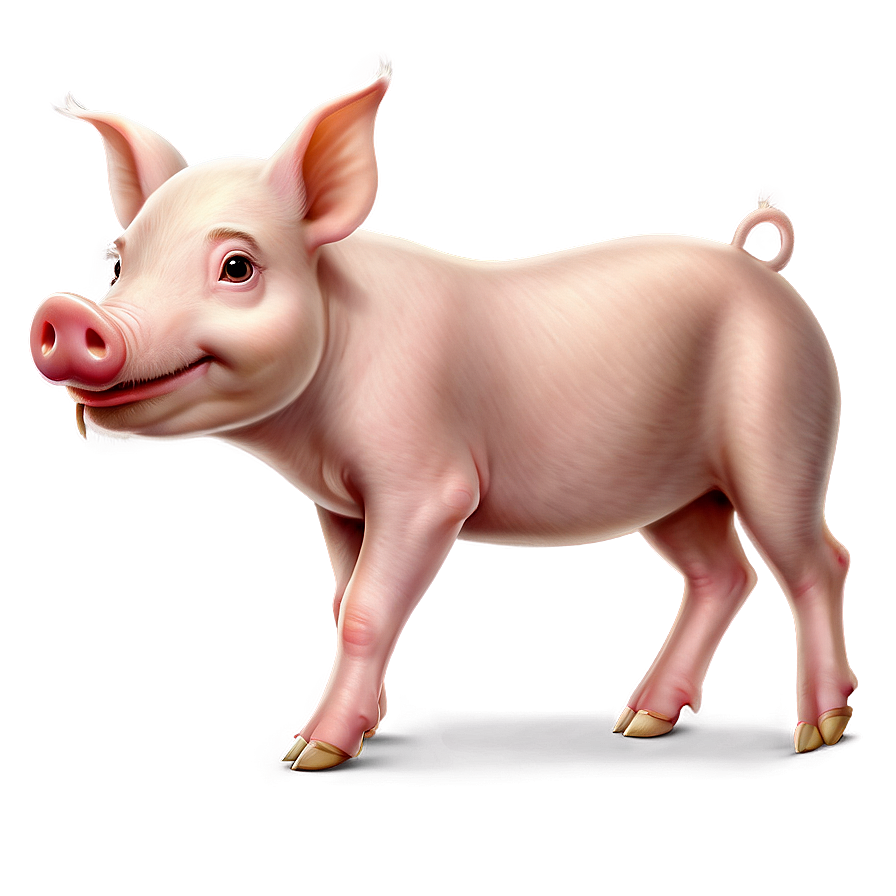 Little Piglet Drawing PNG sbf32 PNG with transparent background