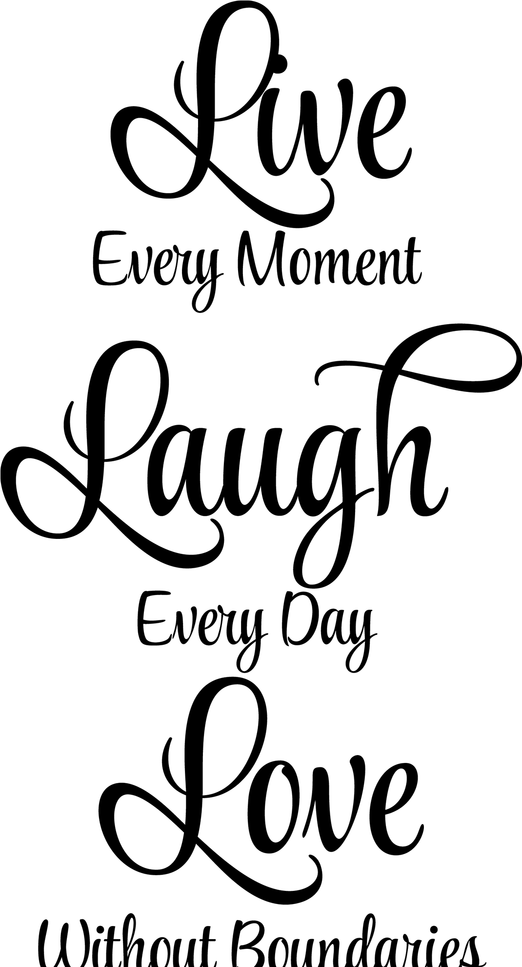 Live Love Laugh Svg, HD Png Download PNG with transparent background